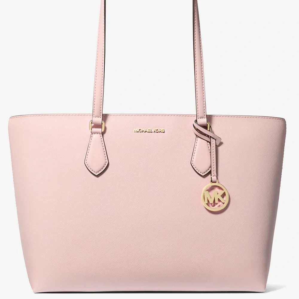 Michael Kors Sheila Large Tote Bag Powder Blush - Picture 1 of 4